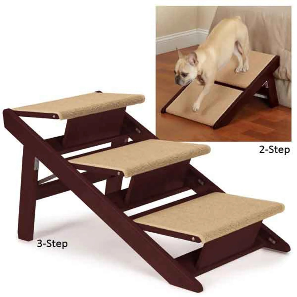 PE RampStep pet stairs with 2 and 3-step options for easy pet access.