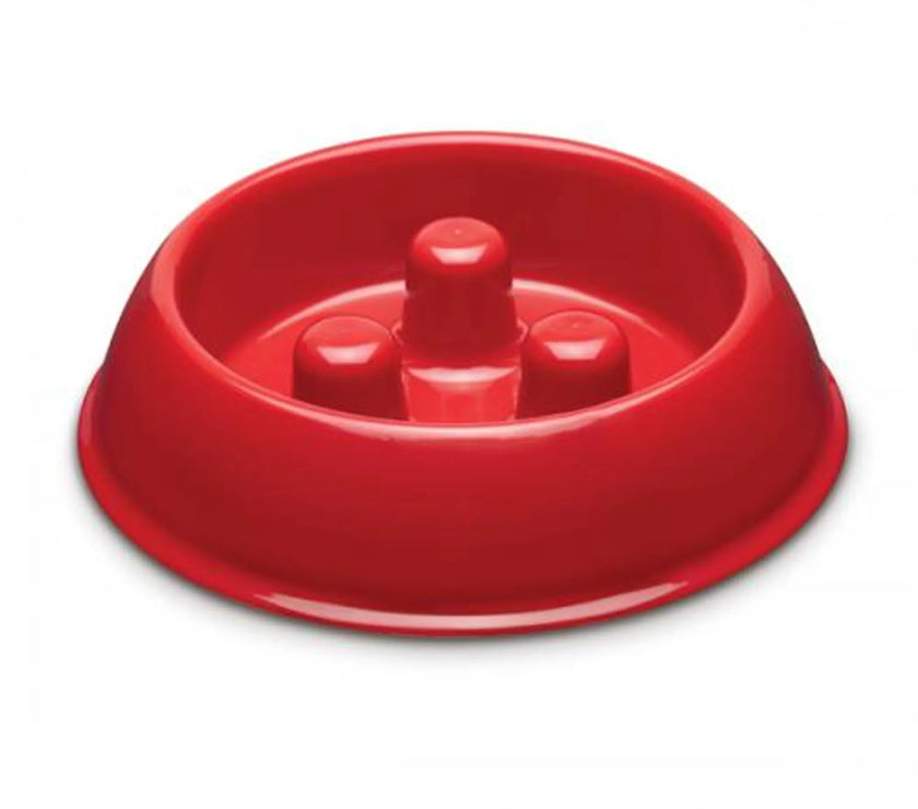 PS Plastic Slow Feeder Bowl 40oz Blue
