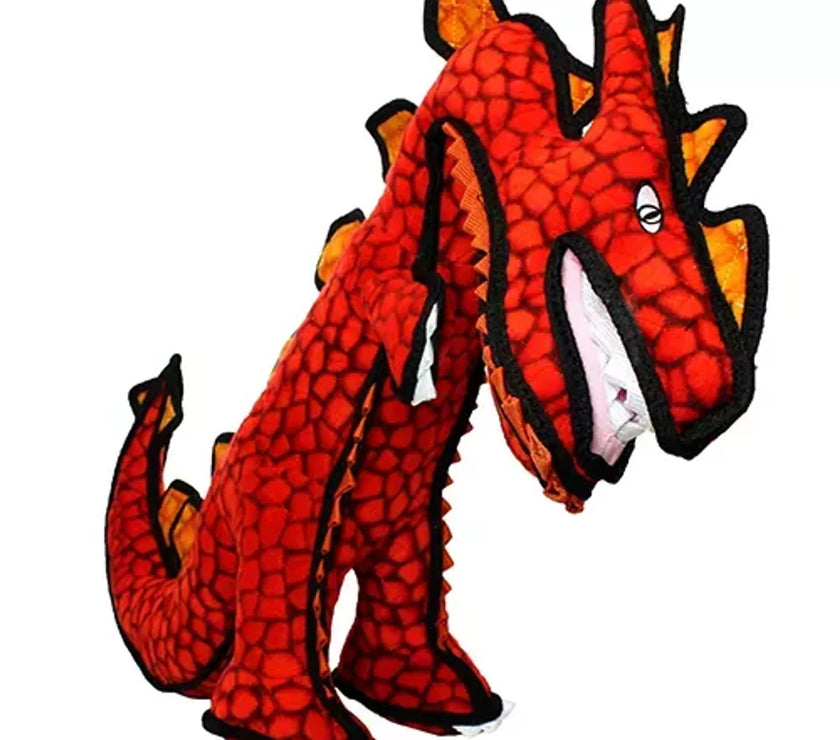 Tuffy Dinosaur - Color: Red | Size: LARGE | Pack Of: 1