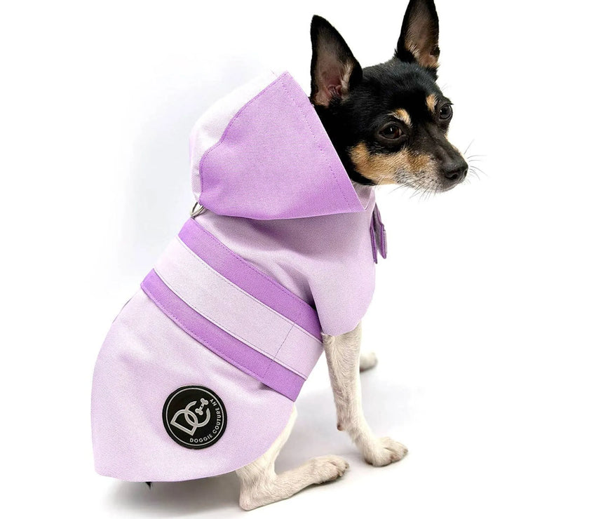 DCNY Sport Luxe Hooded Raincoat