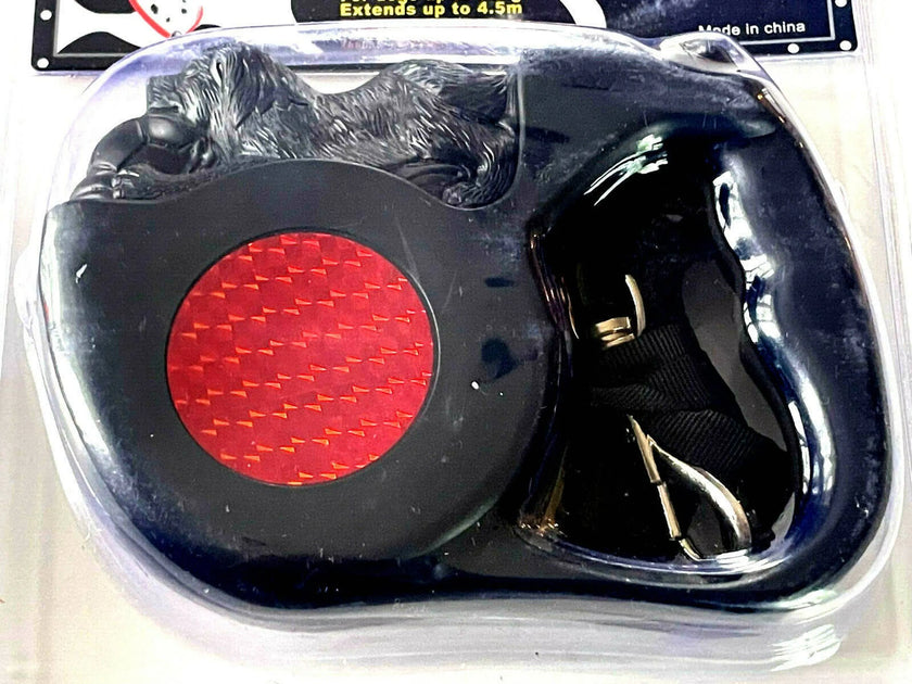 Reflective Retractable Pet Dog Leash Up to 4.5m Long 35kg 77lbs Krypton Beam Strong