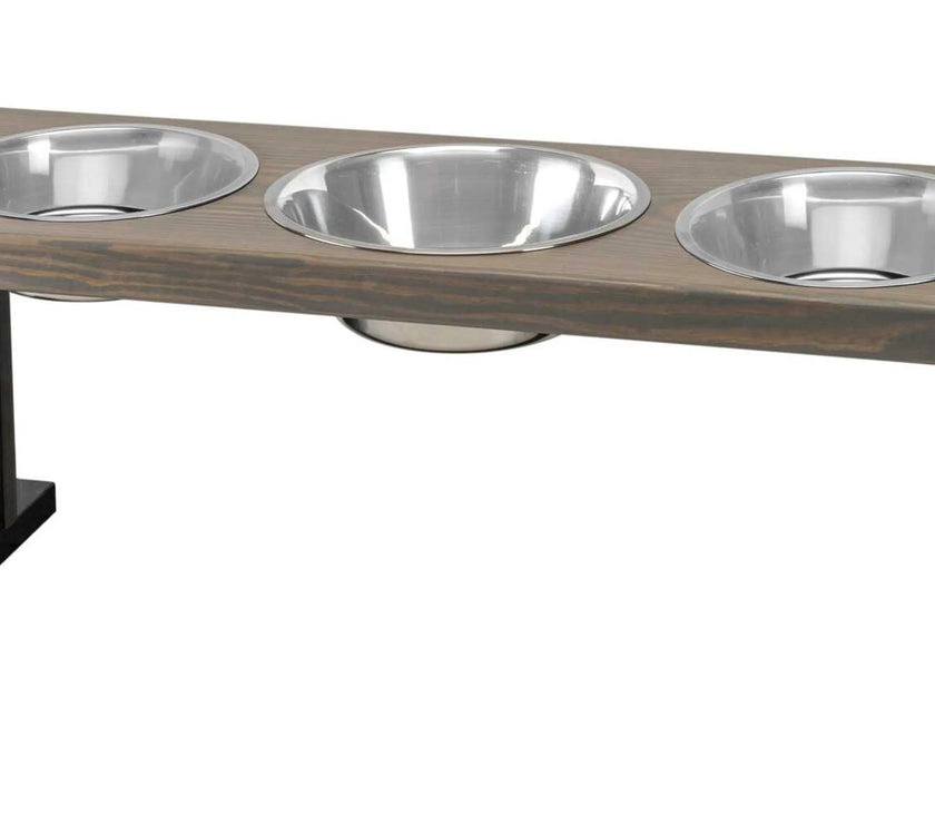 Farmhouse 3 Bowl Elevated Regular Feeder