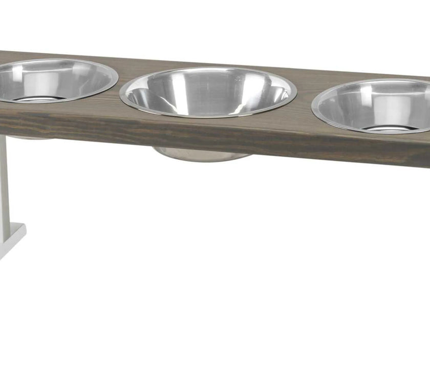 Farmhouse 3 Bowl Elevated Regular Feeder