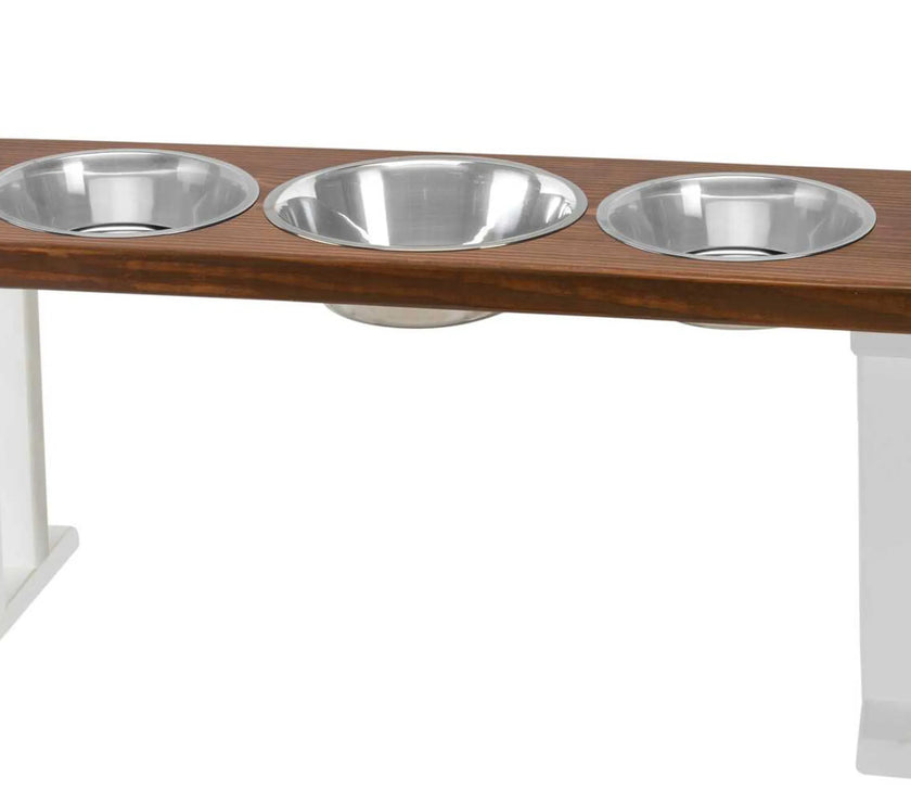 Farmhouse 3 Bowl Elevated Regular Feeder
