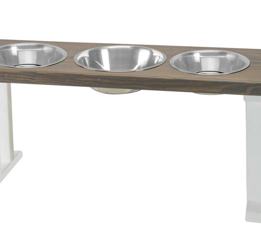 Farmhouse 3 Bowl Elevated Regular Feeder