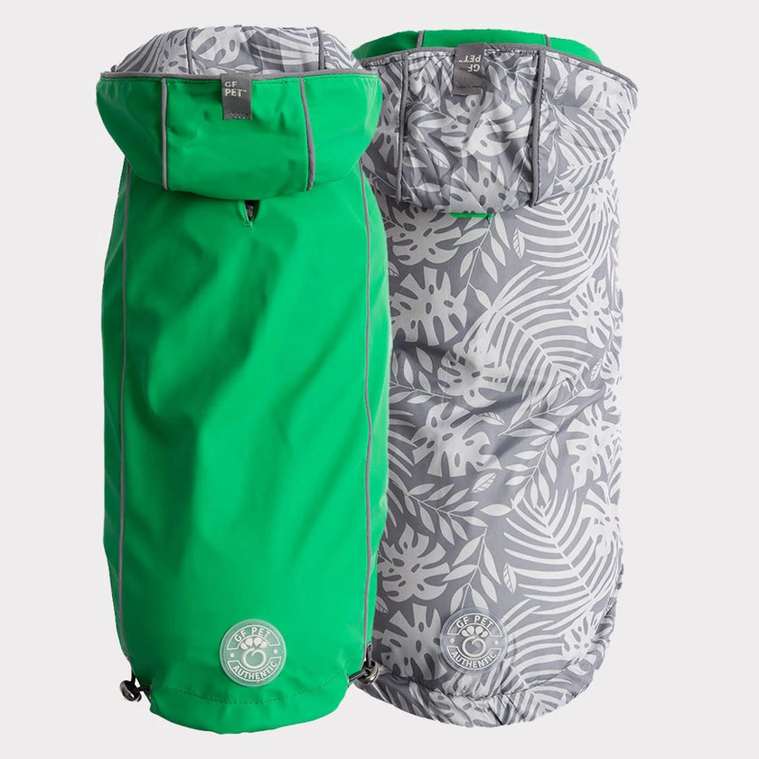 GF Pet Reversible Dog Raincoat for All Weather