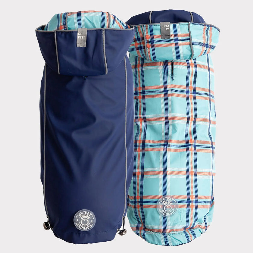 GF Pet Reversible Dog Raincoat for All Weather
