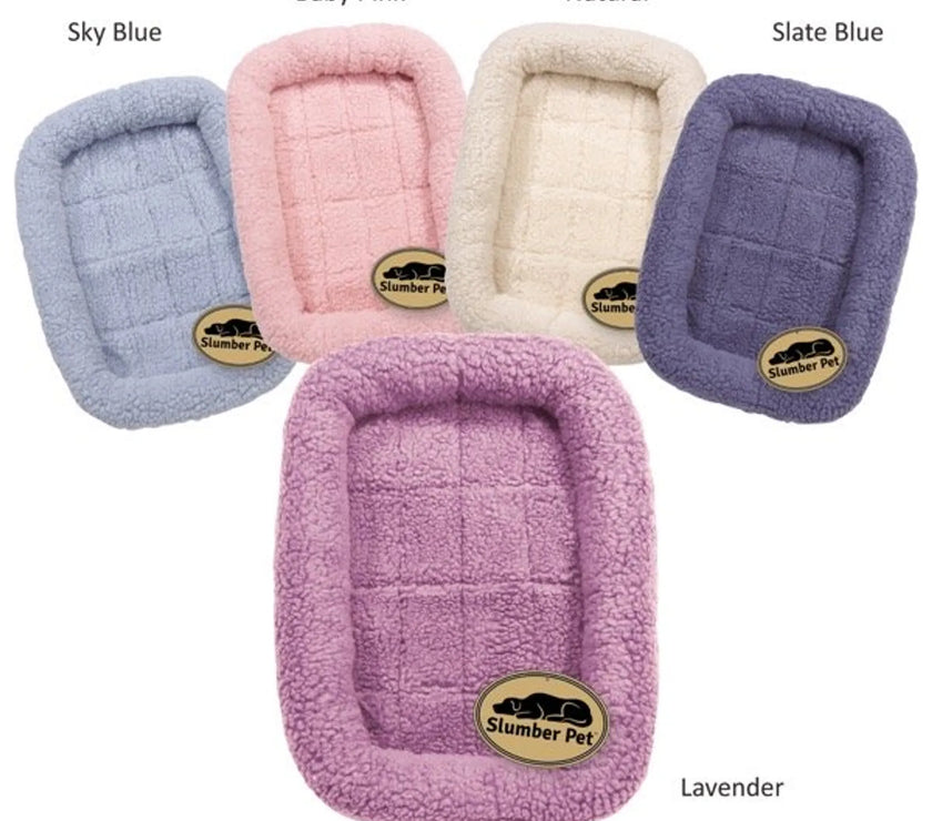 Slumber Pet Sherpa Crate Bed