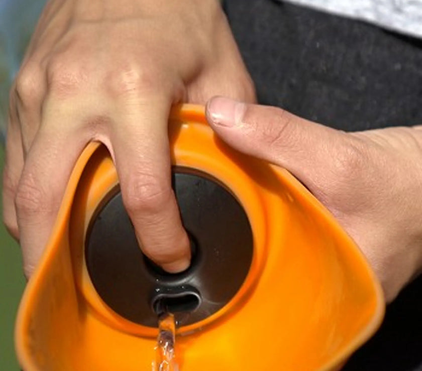 Fold-A-Bowl - Portable Pet Water Bottle and Bowl